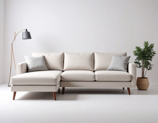 Firefly_Luo verkkokauppaan tuotekuva l-muotoisesta sohvasta, jonka tausta on vaalea. 974311
